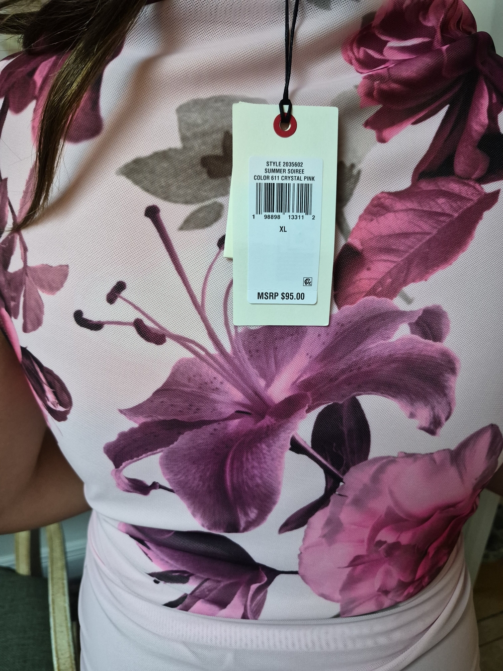 Ted Baker Pink Floral Sleeveless Blouse - Picture 3 of 9